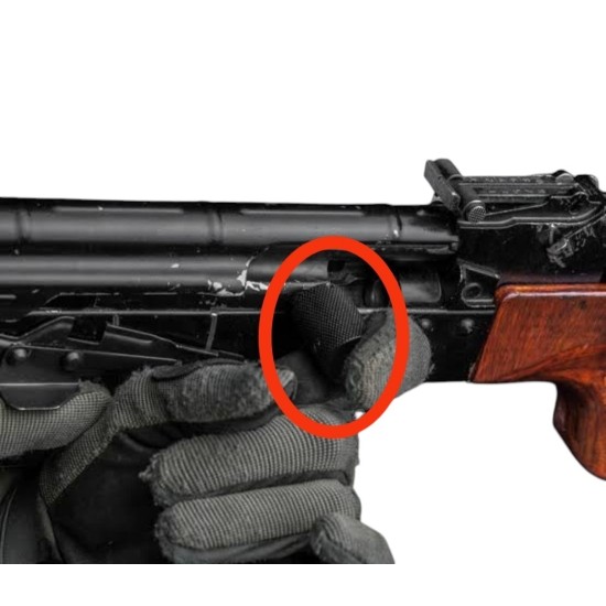 AK 47 Handle cap (kurma kolu aparatı)-Alüminyum işleme /eloksal kaplama 